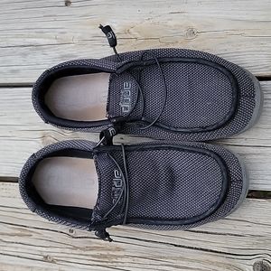 Hey Dude Men's Slip-On Loafers in Charcoal